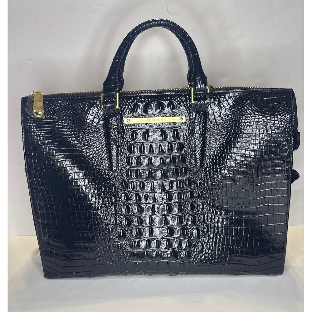 Brahman Black Melbourne Laptop Business Tote Handle Bag